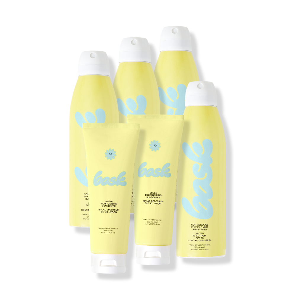 Cruelty Free Sunscreen Spray & Lotion - 6 Pack – Bask Suncare