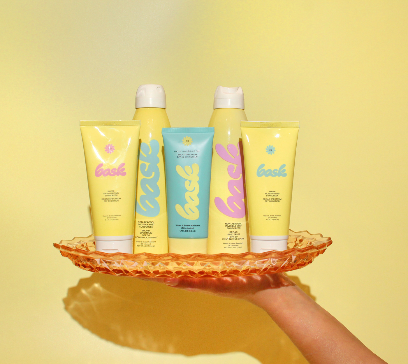 The Bask sunscreen family