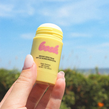 Bask sunscreen out in the sun